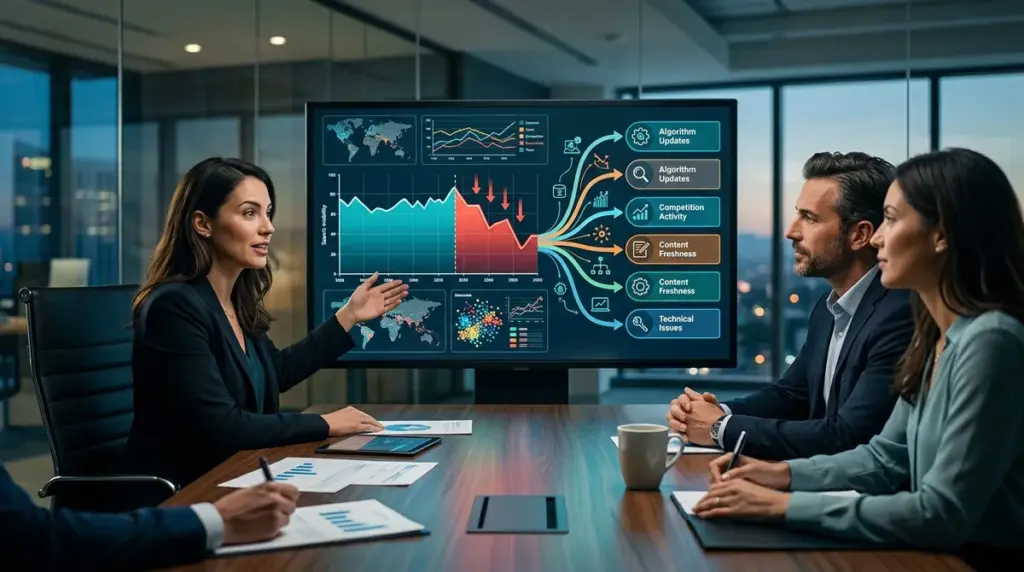 How to Explain Ranking Drops to Stakeholders